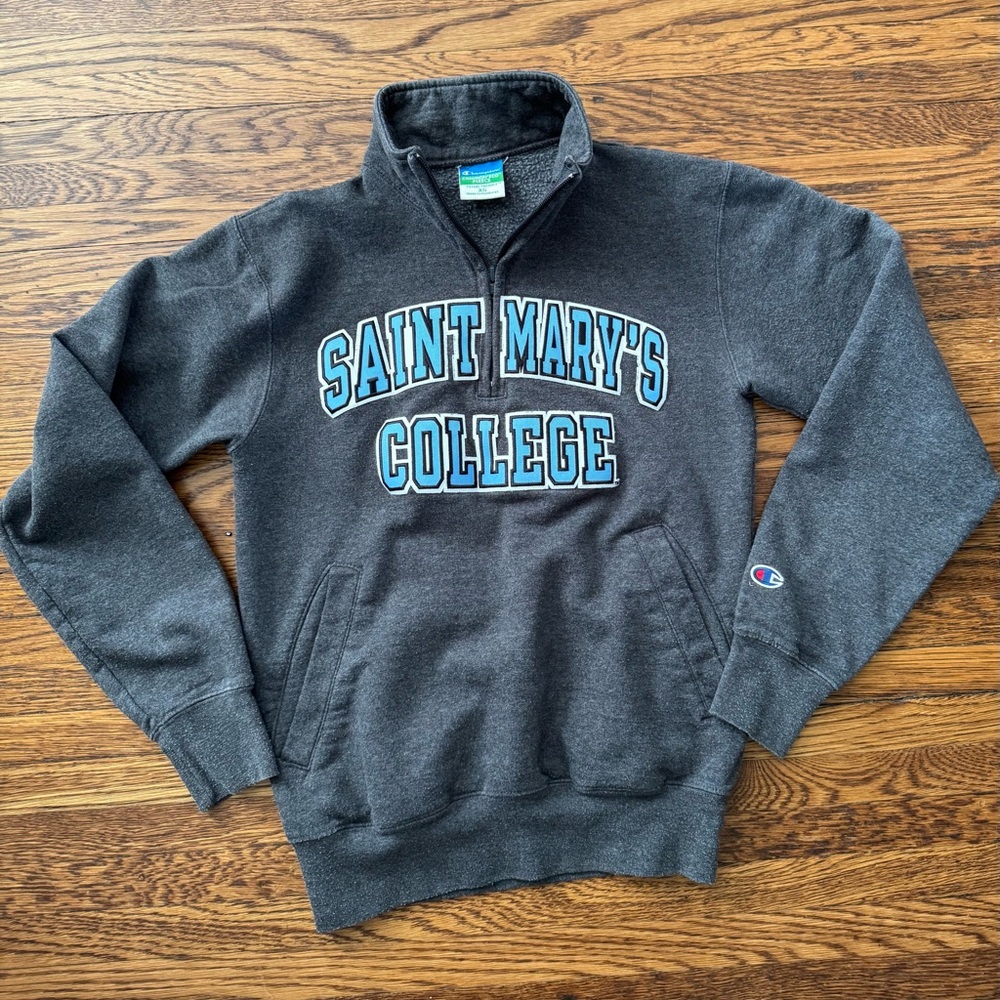#443 Champion (ECO)  Dark Gray Zip Up Sweater